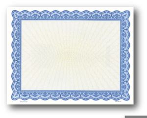 Blue Certificate Border | Free Images at Clker.com - vector clip art ...