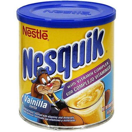 Nesquik Vanilla Milk Additive, 14.1 oz (Pack of 12) - Walmart.com