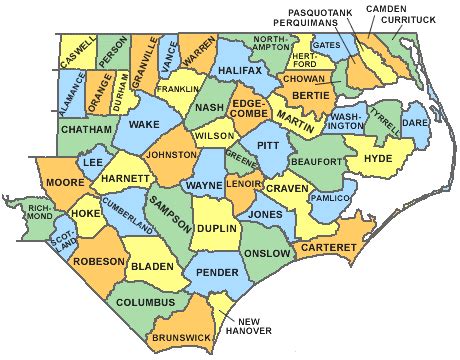 Map Of Eastern Nc | My blog