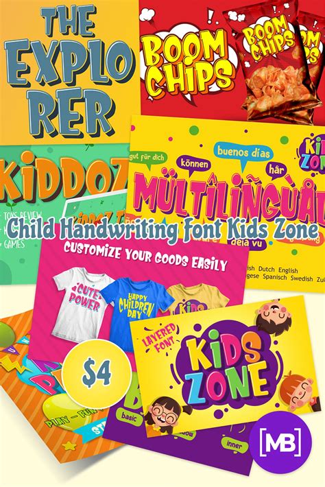 Child Handwriting Font Kids Zone - $4 - Master Bundles in 2021 | Kid fonts, Kids zone, Cute fonts