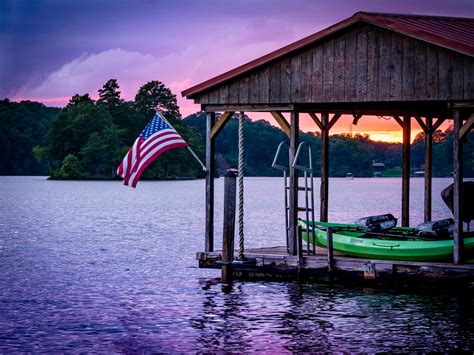 Lake Norman Sunset 8/4/18 [OC] : r/NorthCarolina