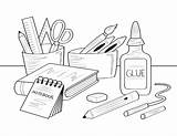 Art Supplies Coloring Pages  Home sketch template