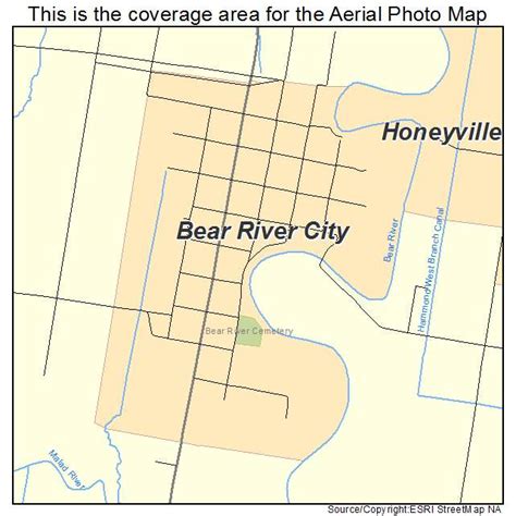 Aerial Photography Map of Bear River City, UT Utah