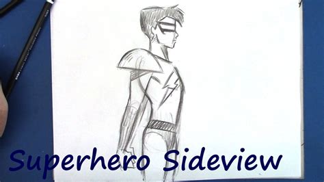 How to Draw a Superhero - Step by Step for Beginners - YouTube