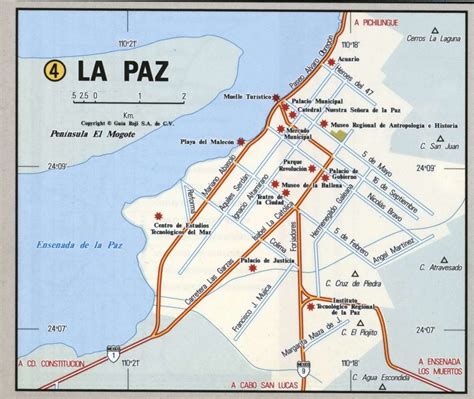 La Inspirational Map La Paz Mexico - Diamant-Ltd - La Paz Baja California Map | Printable Maps