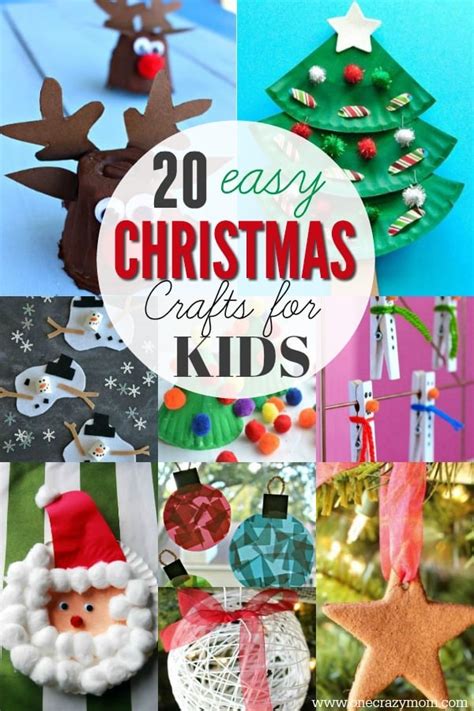 Easy Christmas Crafts for Kids - 20+ Christmas Craft Ideas for Kids