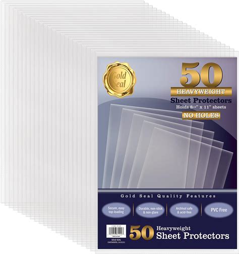 Amazon.com : Avery Plastic Document Sleeves, Holds up to 20 Sheets, 12 Clear Sleeves (72311 ...