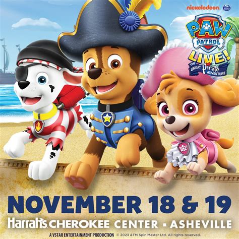 PAW Patrol Live! “The Great Pirate Adventure” - Asheville.com