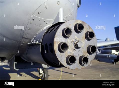 A-10 Warthog gatling gun Stock Photo - Alamy