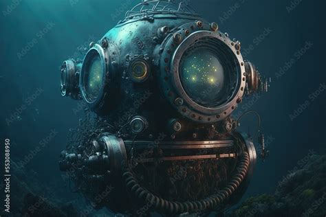 Deep sea exploration Stock Illustration | Adobe Stock