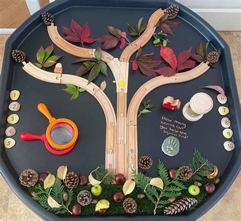 Fall tree | Herbst im kindergarten, Kindergarten vorbereitung, Bastel herbst