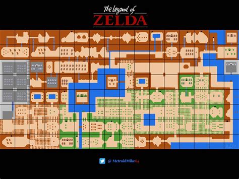 Printable Legend Of Zelda Map - Printable Word Searches