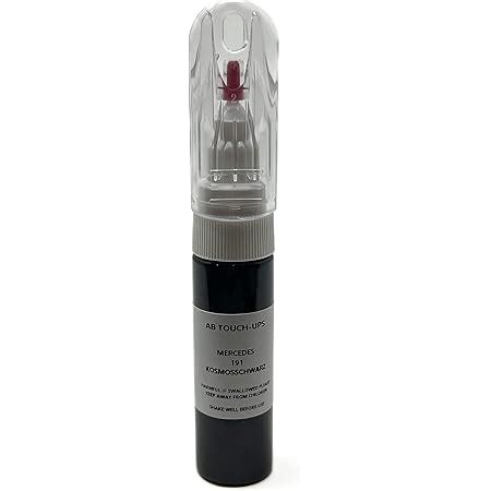 TOUCH UP PAINT PEN FOR MERCEDES BENZ BLACK 040 KIT BOTTLE BRUSH REPAIR ...