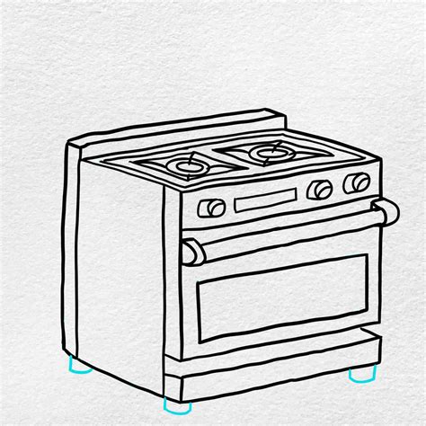 How to Draw An Oven - HelloArtsy