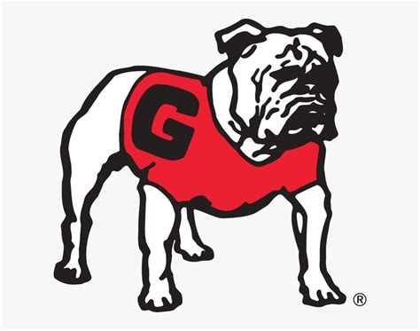 Georgia Bulldog Football Logo Free Best On Transparent - Georgia ...