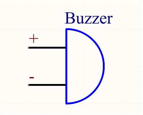 Buzzer Symbol : Circuit Symbols Electronics Club : Buzzers can be found ...