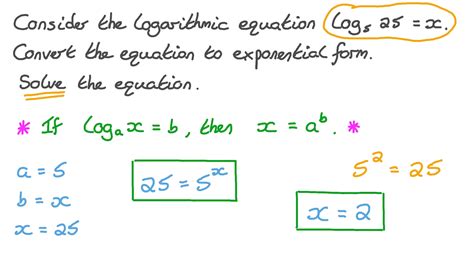 Solving Logarithmic Equations Exponential Form - Tessshebaylo