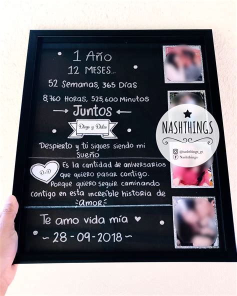 Marcos personalizados en pareja ️ | Regalos creativos para novio, Regalos fáciles para novio ...