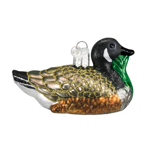 Canada Goose Glass Ornament Canadian Geese Old World Christmas - TheHolidayBarn.com