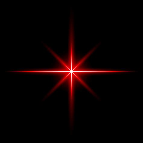 Lens Flare Red glow light ray effect illuminated 4939942 Vector Art at Vecteezy