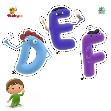 Charlie & The Alphabet (DEF) | 1st birthday, Art for kids, Alphabet