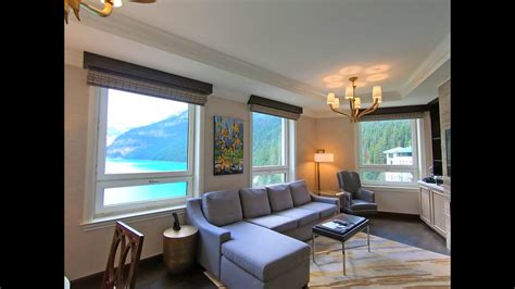 Chateau Lake Louise Fairmont Gold Two Bedroom Lakeview Suite - YouTube