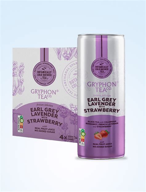 Drinks : Gryphon Tea Earl Grey Lavender with Strawberry 250ml