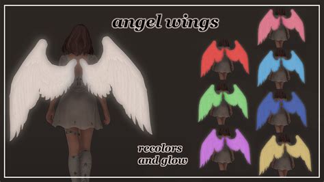 [dreamy] angel wings recolors and glow - The Glamour Dresser : Final ...