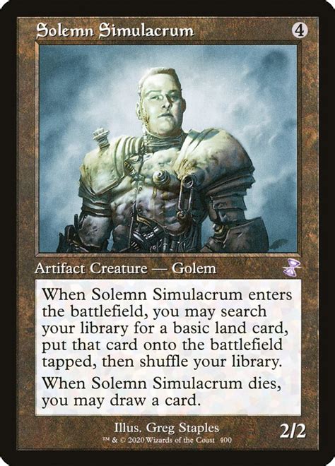 Solemn Simulacrum - Time Spiral Remastered - MTG Print