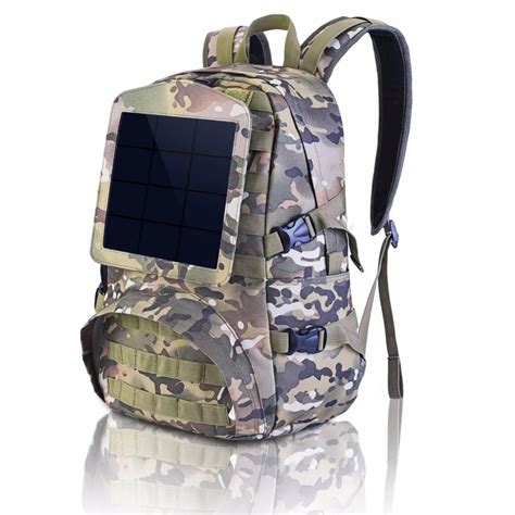 Brand New solar panel Travel Backpack Large capacity Laptop Business ...