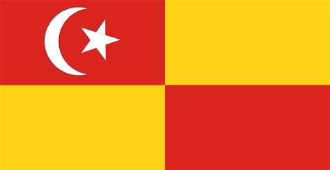 Bendera negeri selangor-vlag | Premium Vector