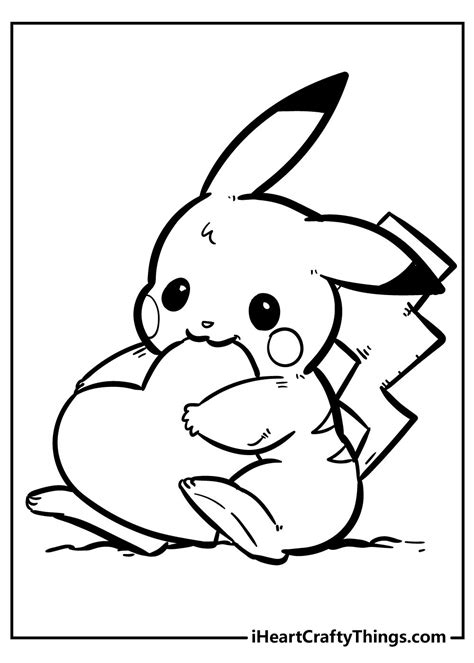 40 Powerful Pikachu Coloring Pages (Updated 2023) Pokemon Coloring ...