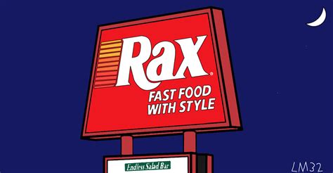 Rax Roast Beef sign at night by LandonMac32 on DeviantArt