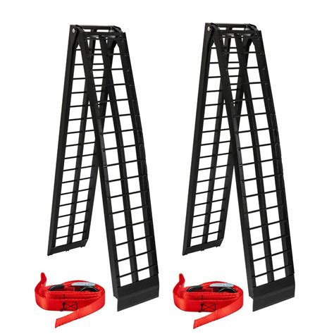 Buy AutoForever Pair of 10 ft Folding Loading Ramps Heavy Duty ATV UTV Dirt Bike Truck ...