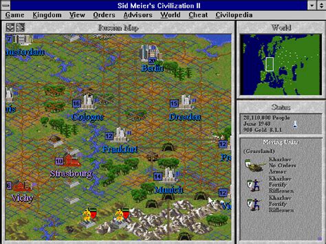 Sid Meier's Civilization II - Play game online