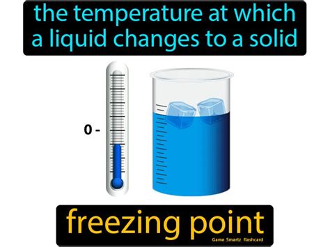 Freezing Point - Easy Science | Chemistry education, Science flashcards, Science chemistry