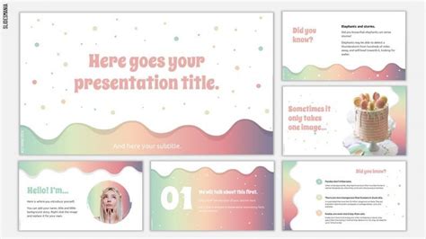 Sprinkles, cute theme for presentations. - SlidesMania