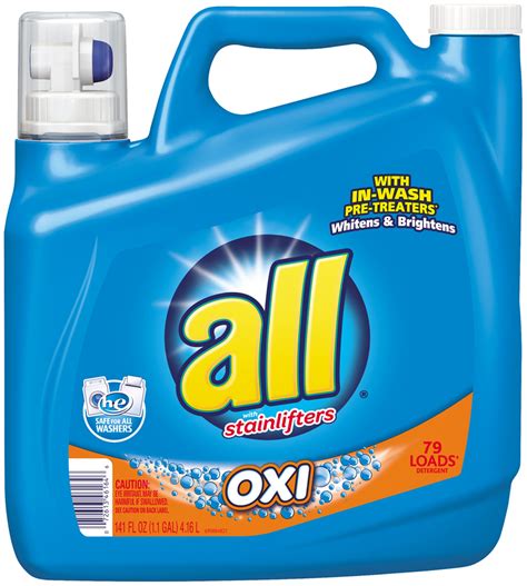 All OXI Liquid Laundry Detergent, 141 fl oz/79 loads