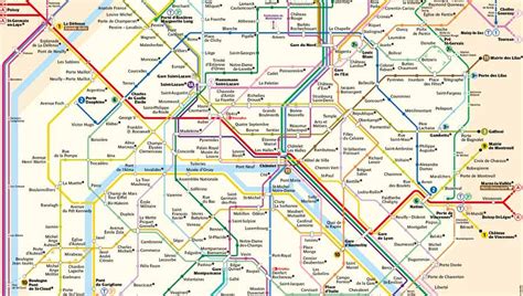 Paris Metro Map 2023