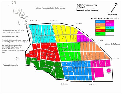 Pompeii Map | Pompeii | Pompeii, Pompeii, Herculaneum, Pompeii Italy - Printable Map Of Pompeii ...