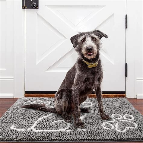 YJ.GWL Indoor Door Mat Entryway Rug Traps Mud and Dirt, Absorbent ...