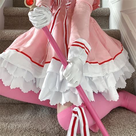 Clear Card Cardcaptor Sakura Cosplay size medium... - Depop