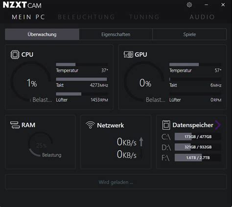 NZXT Kraken Z73 Review NZXT CAM Software