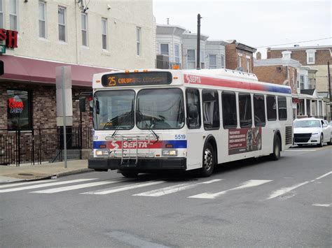 SEPTA New Flyer D40LF on Rt.25 at Richmond&Orthodox. New Flyer, Red Arrow, Busse, Orthodox ...