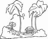 Tropical Beach coloring Page  Free Printable Coloring Pages sketch template