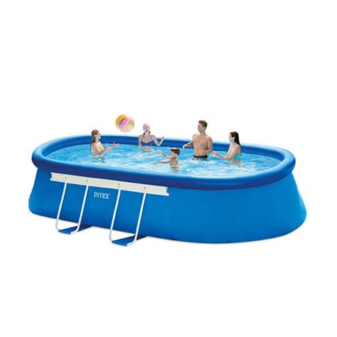 Intex Oval Frame Swimming Pool Set 18ft X 10ft X 42in – Realkaizen