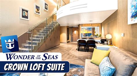 Wonder of the Seas | Crown Loft Suite Full Walkthrough Tour & Review 4K ...