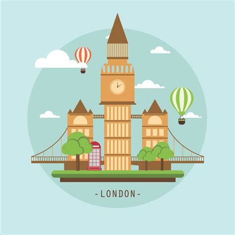 London landmarks | Public domain vectors