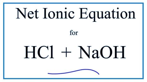 Marvelous Naoh Plus Hcl Balanced Equation Physics Chapter Motion Class 9 Notes Pdf