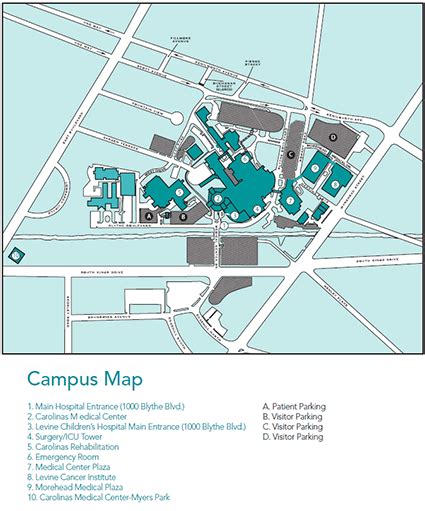 Carolinas Medical Center Campus Map - Gretna Hildegaard